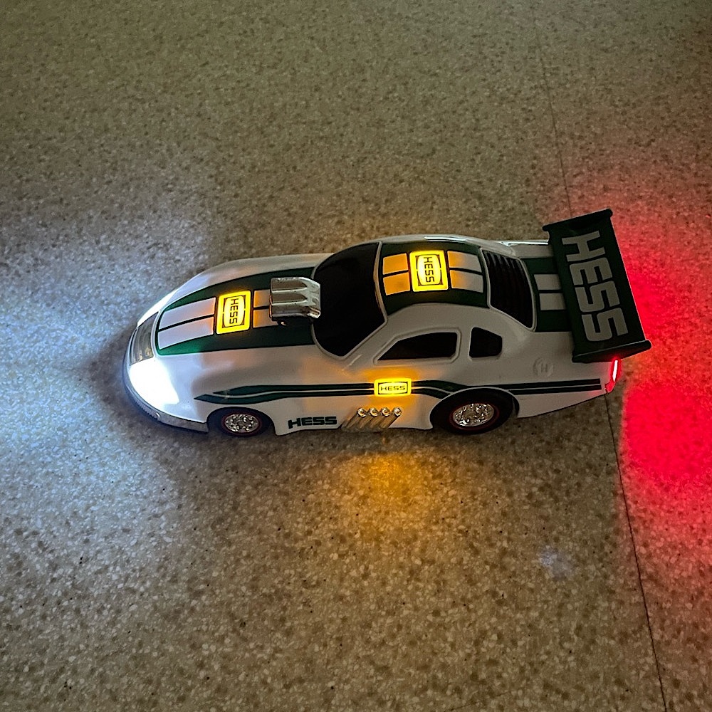 HESS TOY DRAGSTER Vehicle w/ Working Lights Sounds 2016 collectors item
